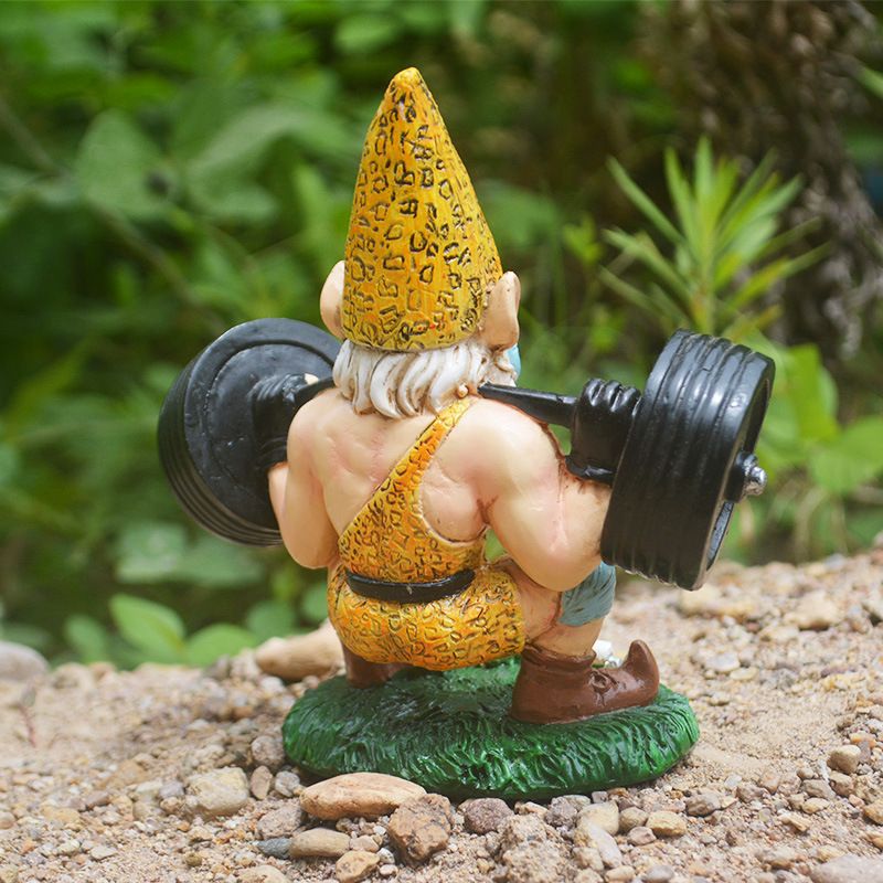 Garden Gnomes Outdoor Statues Workout Decorations for Home & Outdoor for Patio view 4