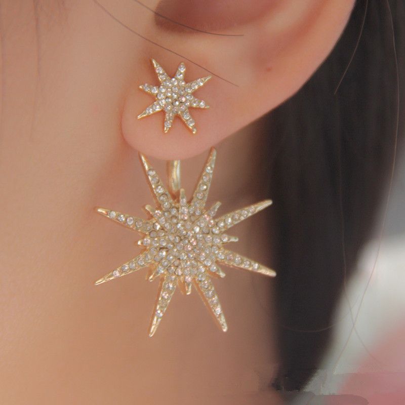 Rhinestone Earrings Earrings Rhinestone Punk Earrings Statement Drop Earrings view 5