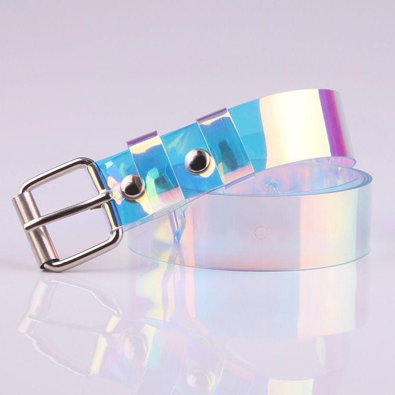 Steampunk Ladies Thin Belt Elastic Vintage Plastic Thin All Match Adjustable view 3