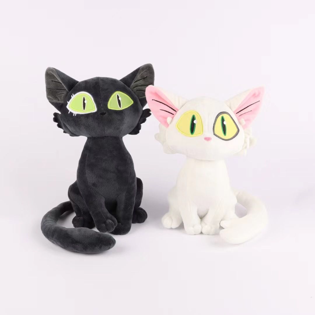 Black Cat Plush - Soft Stuffed Animal for Boys and Girls Gifts - cat Plush view 3