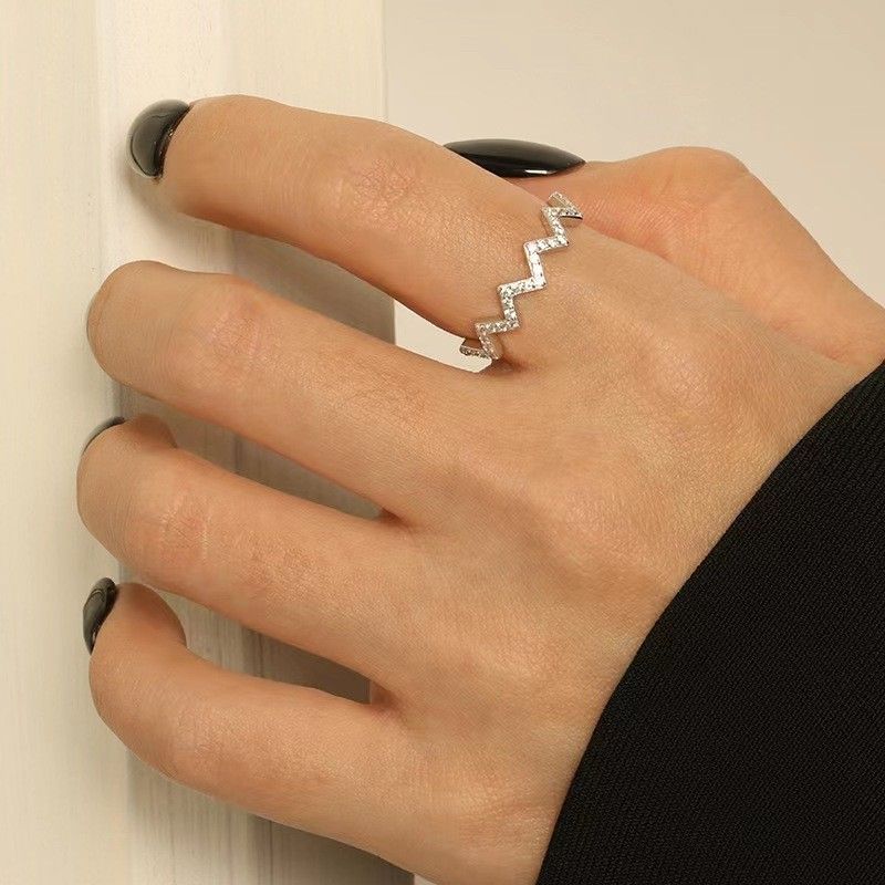 Round Cut White Natural Diamond Engagement Band Ring For Women In Over Silver view 4