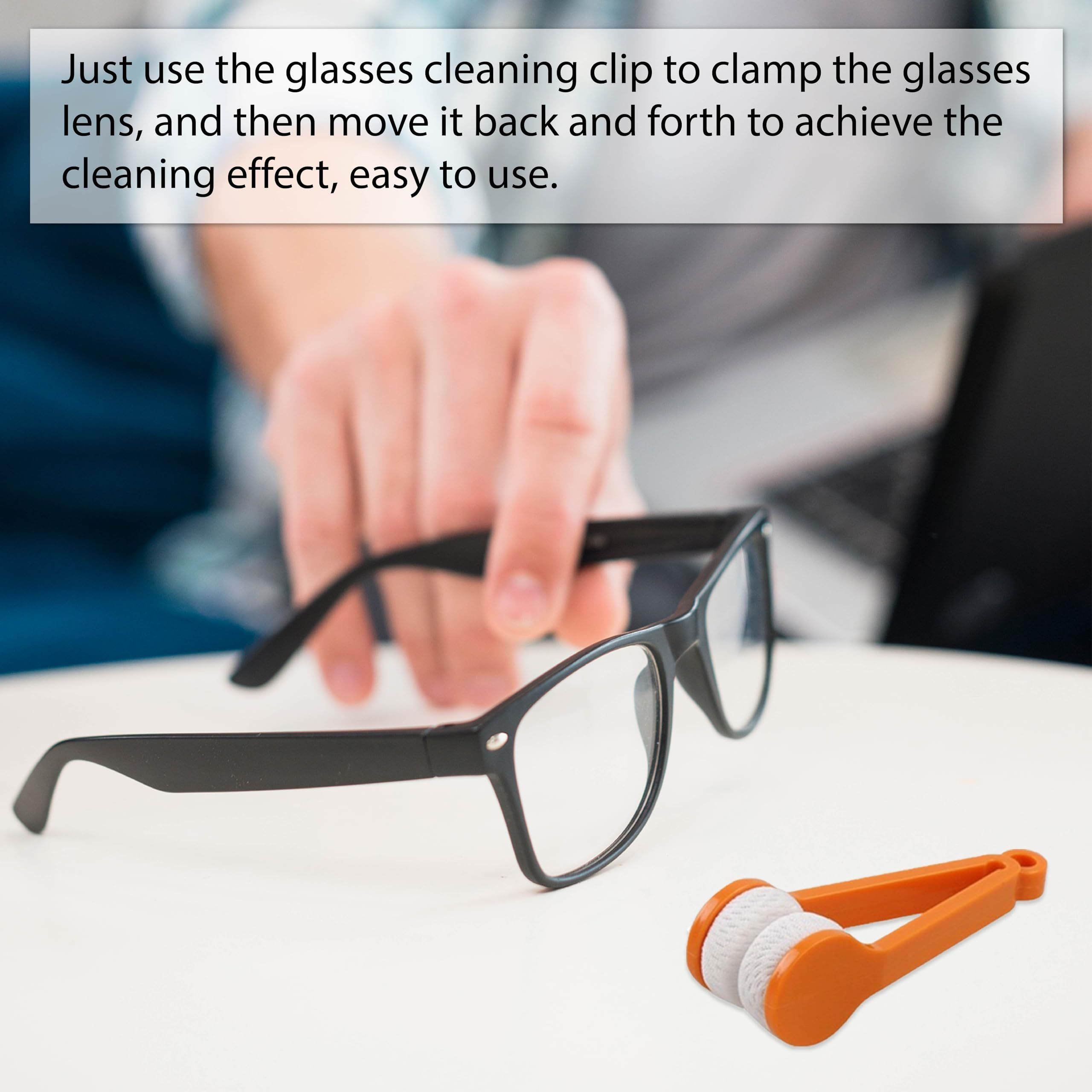 3 Pcs Mini Sun Glasses Eyeglass Microfiber Spectacles Cleaner Soft Brush view 3