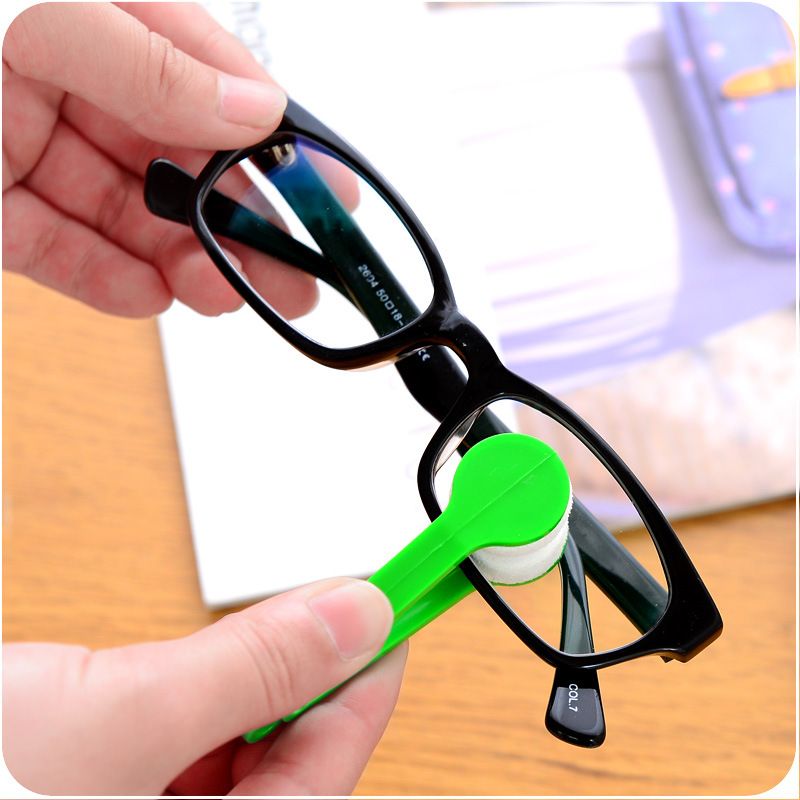 3 Pcs Mini Sun Glasses Eyeglass Microfiber Spectacles Cleaner Soft Brush view 4