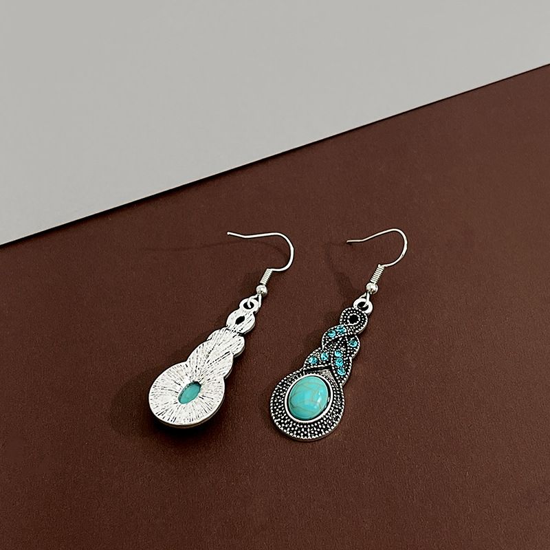 Earrings Retro Drop Dangle Earrings Metal Hollow Earrings for Women Girls view 2