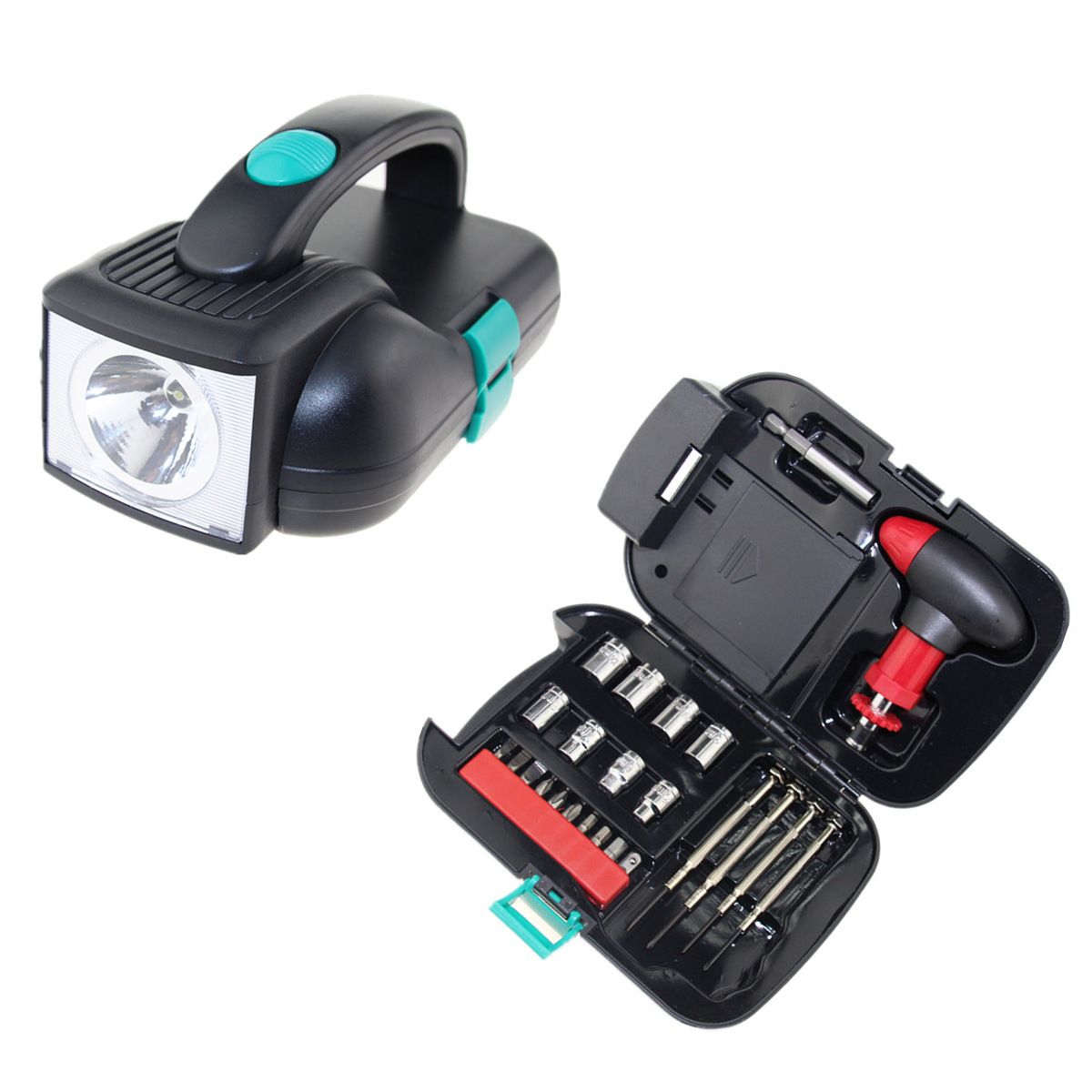 LED Flashlight Household Tool Kit view 2