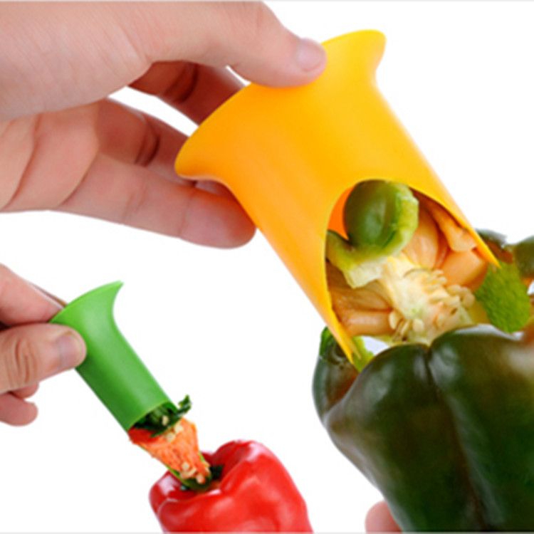 2 Pcs Pepper Corer Seed Remover Tool view 2