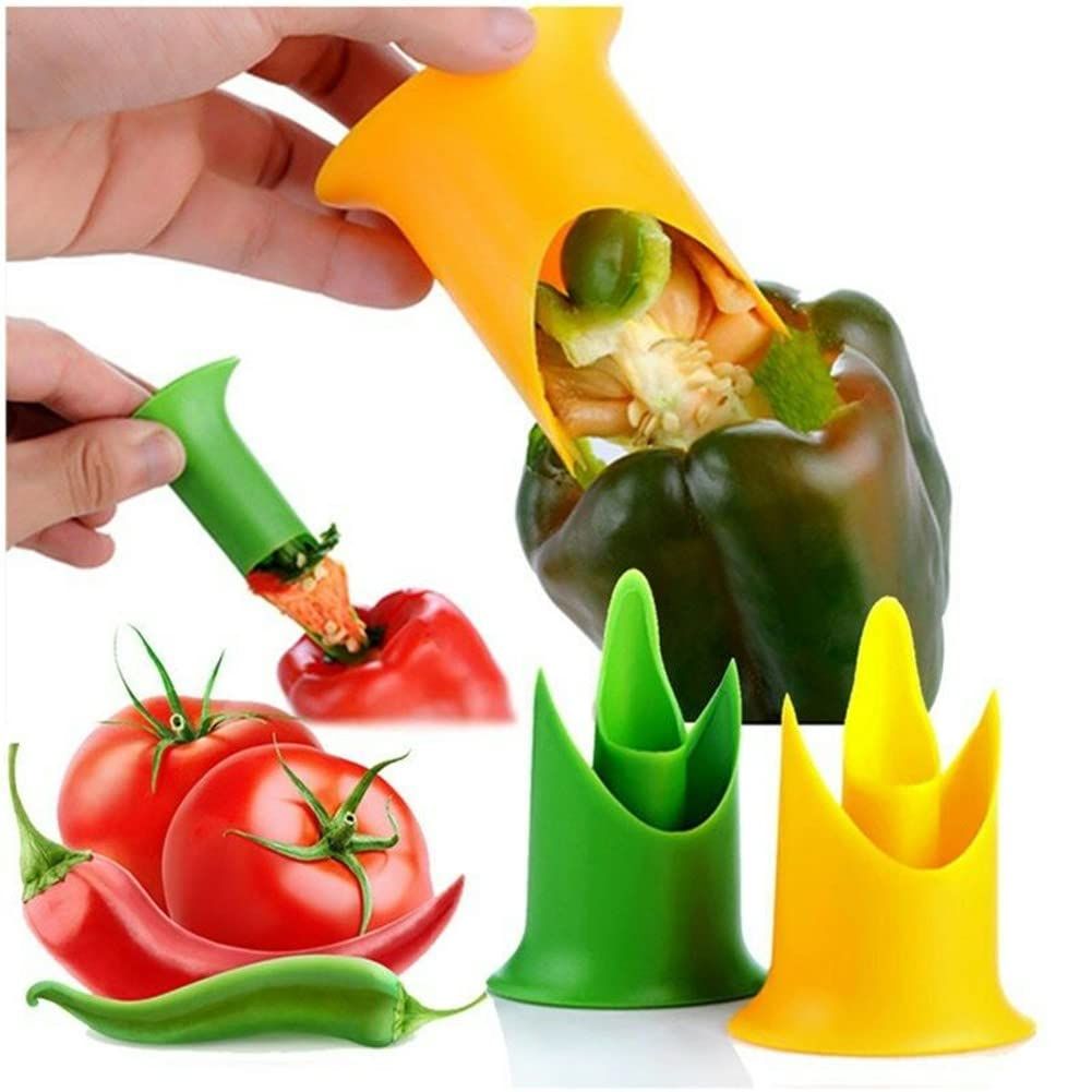2 Pcs Pepper Corer Seed Remover Tool view 3