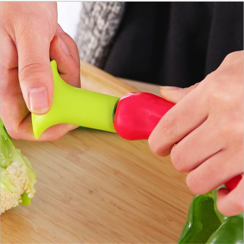 2 Pcs Pepper Corer Seed Remover Tool view 4