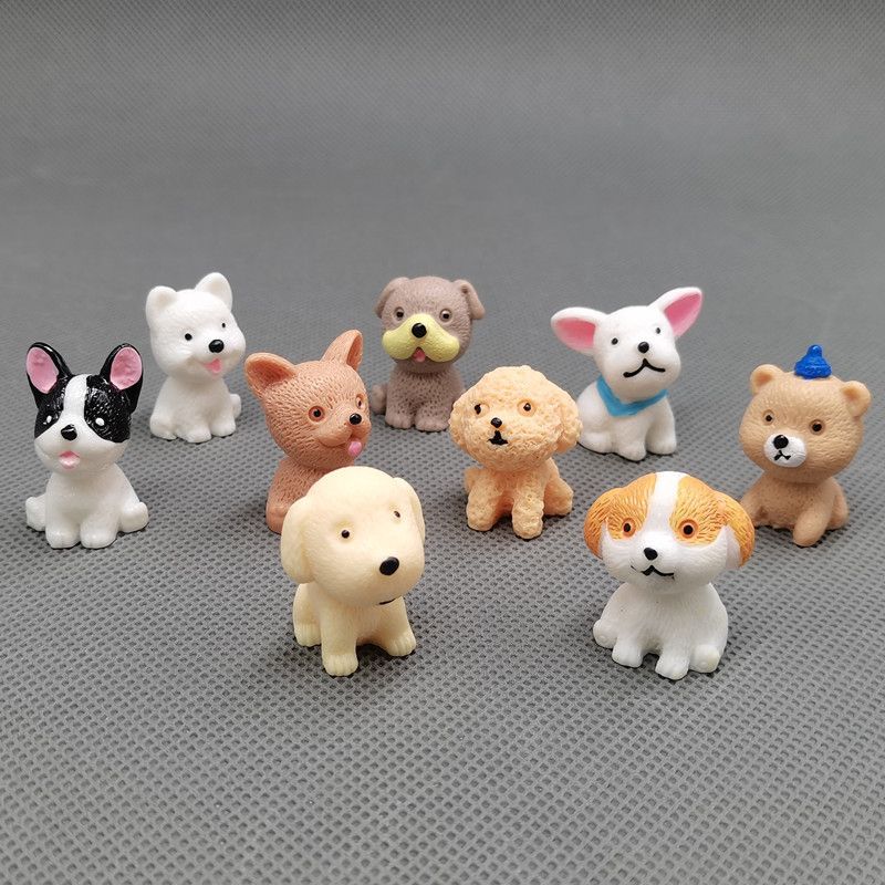 9 Pcs Dog Figures for Kids view 2