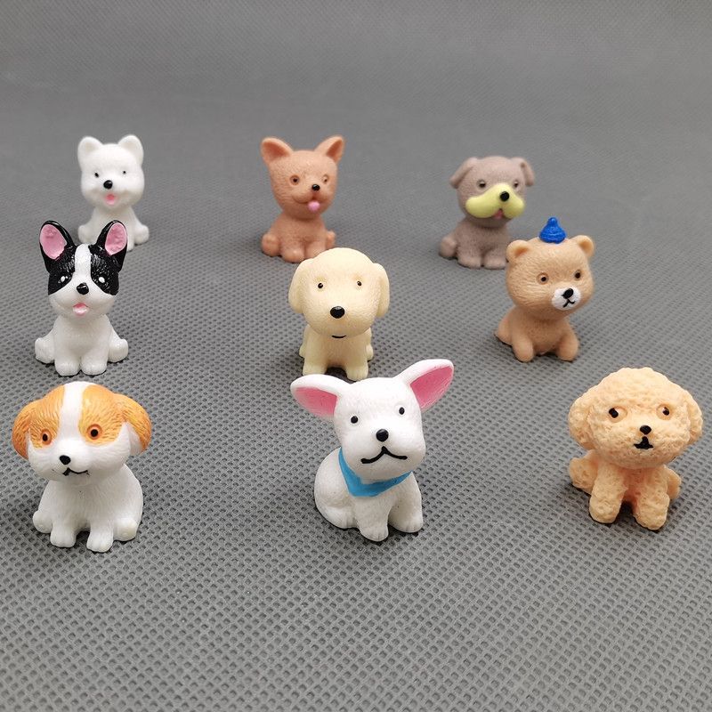 9 Pcs Dog Figures for Kids view 3