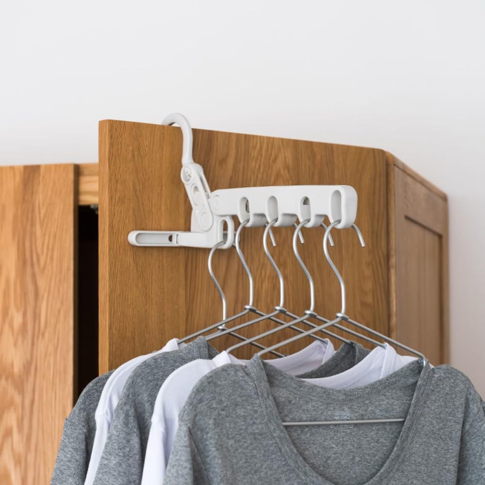 Foldable Hanger Portable Travel Hotel Clothes Hanger Foldable Business Trip view 2