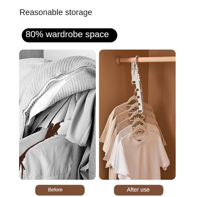 Foldable Hanger Portable Travel Hotel Clothes Hanger Foldable Business Trip view 4