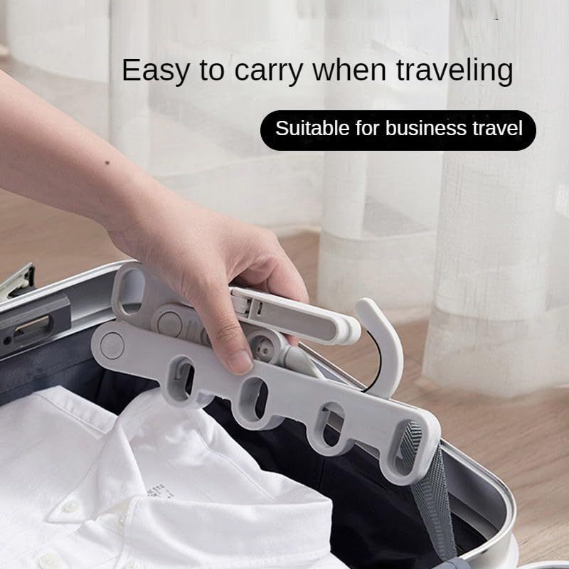 Foldable Hanger Portable Travel Hotel Clothes Hanger Foldable Business Trip view 5