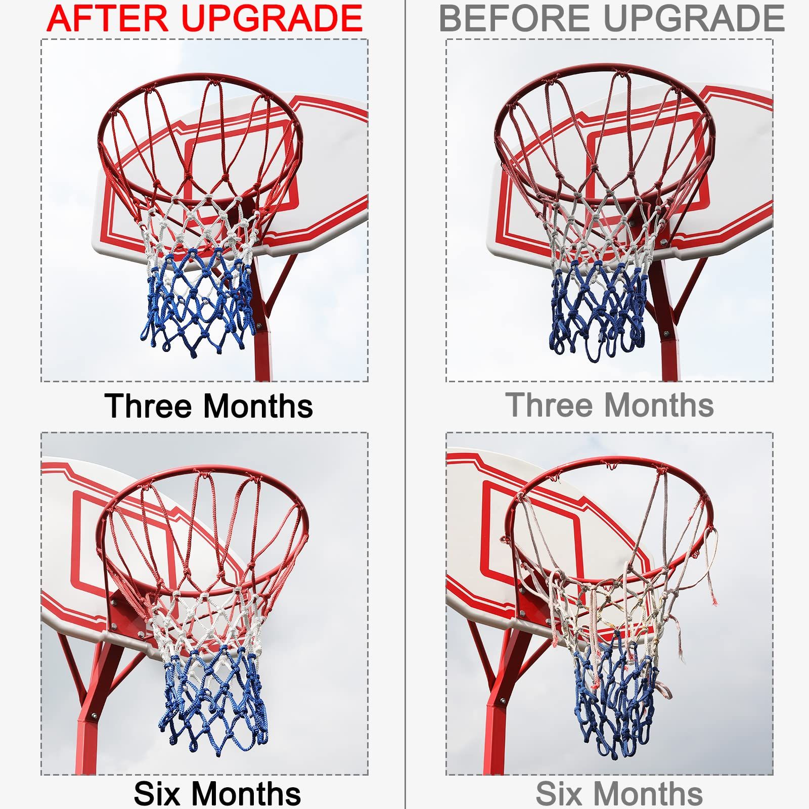 Basketball Net Outdoor - Upgrade Heavy Duty Basketball Net Replacement view 5