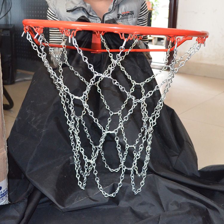 Sporting Goods Outdoor Galvanized Steel Chain Basketball Net Sports Chain view 4