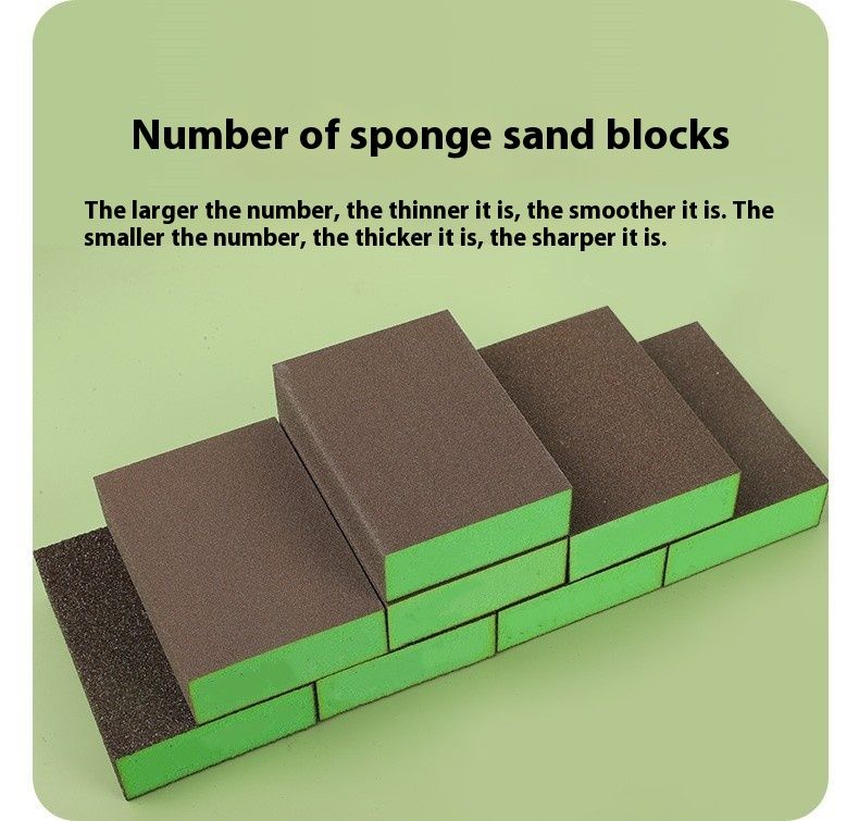 10 Pack Sanding Block, Washable and Reusable Sanding Sponge for Wood Drywall view 4