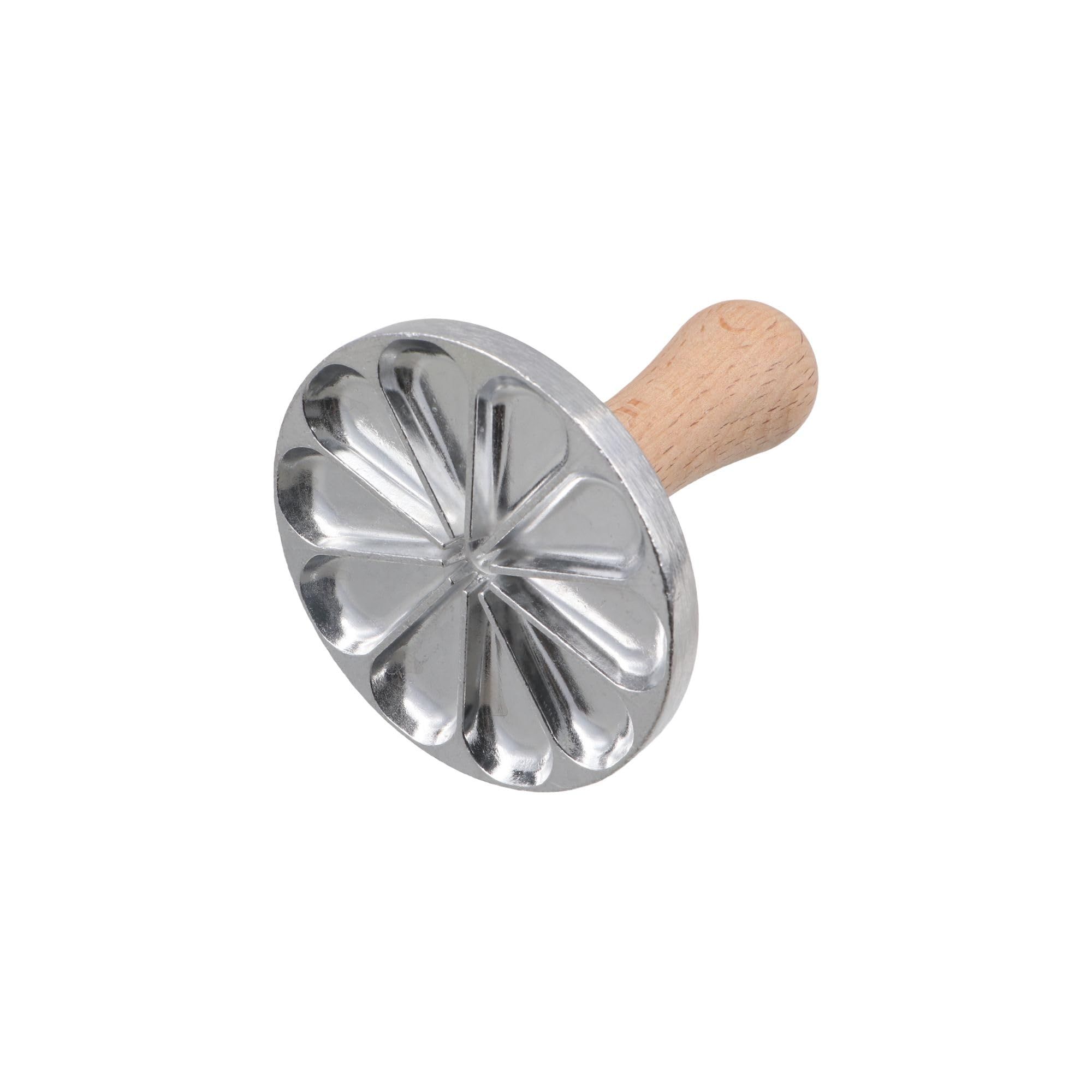 Cookie Stamps Wooden Handle Biscuit Mould Baking Tool Hand Press DIY Cookie view 2