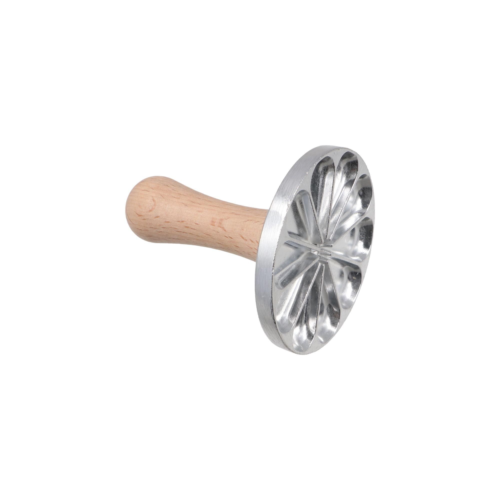 Cookie Stamps Wooden Handle Biscuit Mould Baking Tool Hand Press DIY Cookie view 4