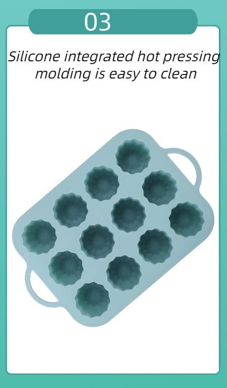Small cylindrical mold pudding jelly silicone mold lace cake does not stick to view 4
