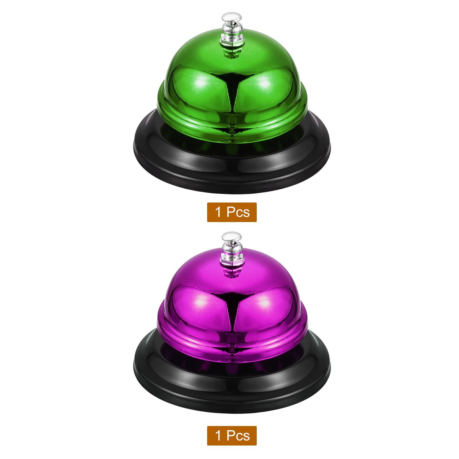 2 Pcs Call Bell, 85mm/3.35" Desk Bell Service Dinner Bell for Restaurant Hotel view 3
