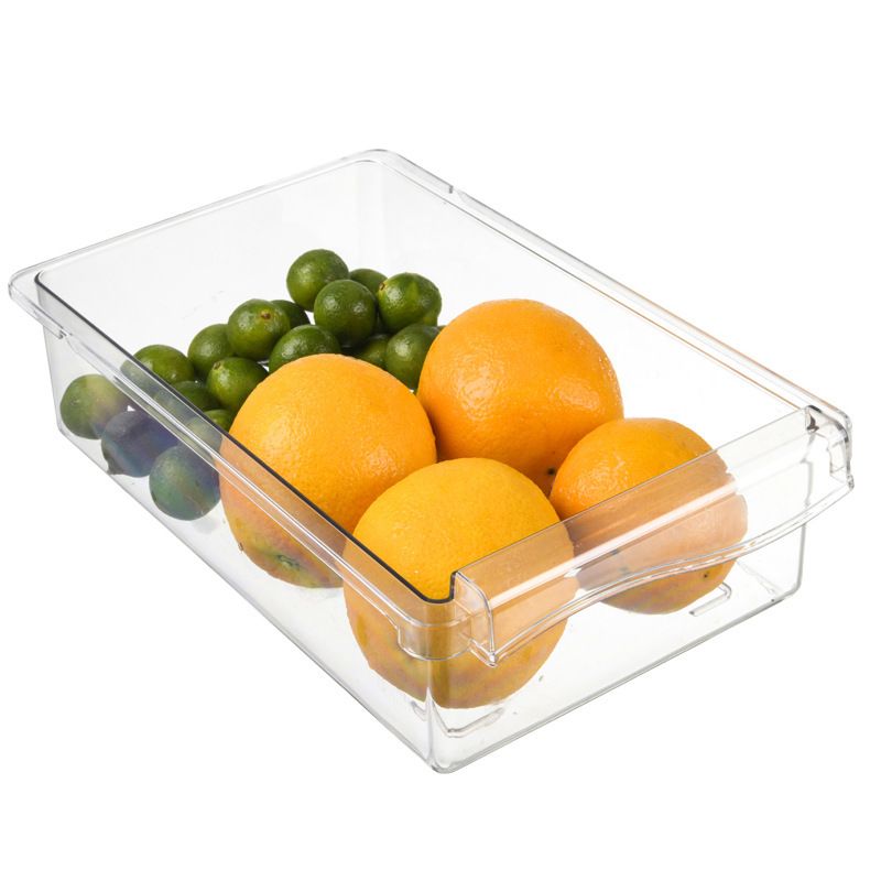 Refrigerator Storage Bin - Hanging Storage Container For Refrigerator Drawer view 4