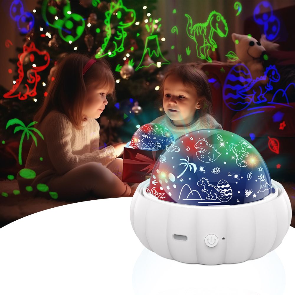 Rotating Night Light Star Projector for Kids Room view 2