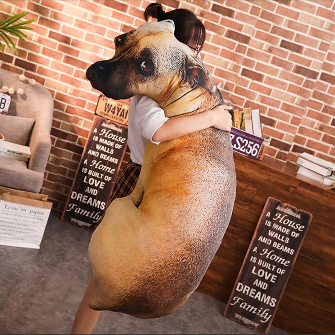 Dog Pillow 3D Simulation Dog Shaped Pillow view 3