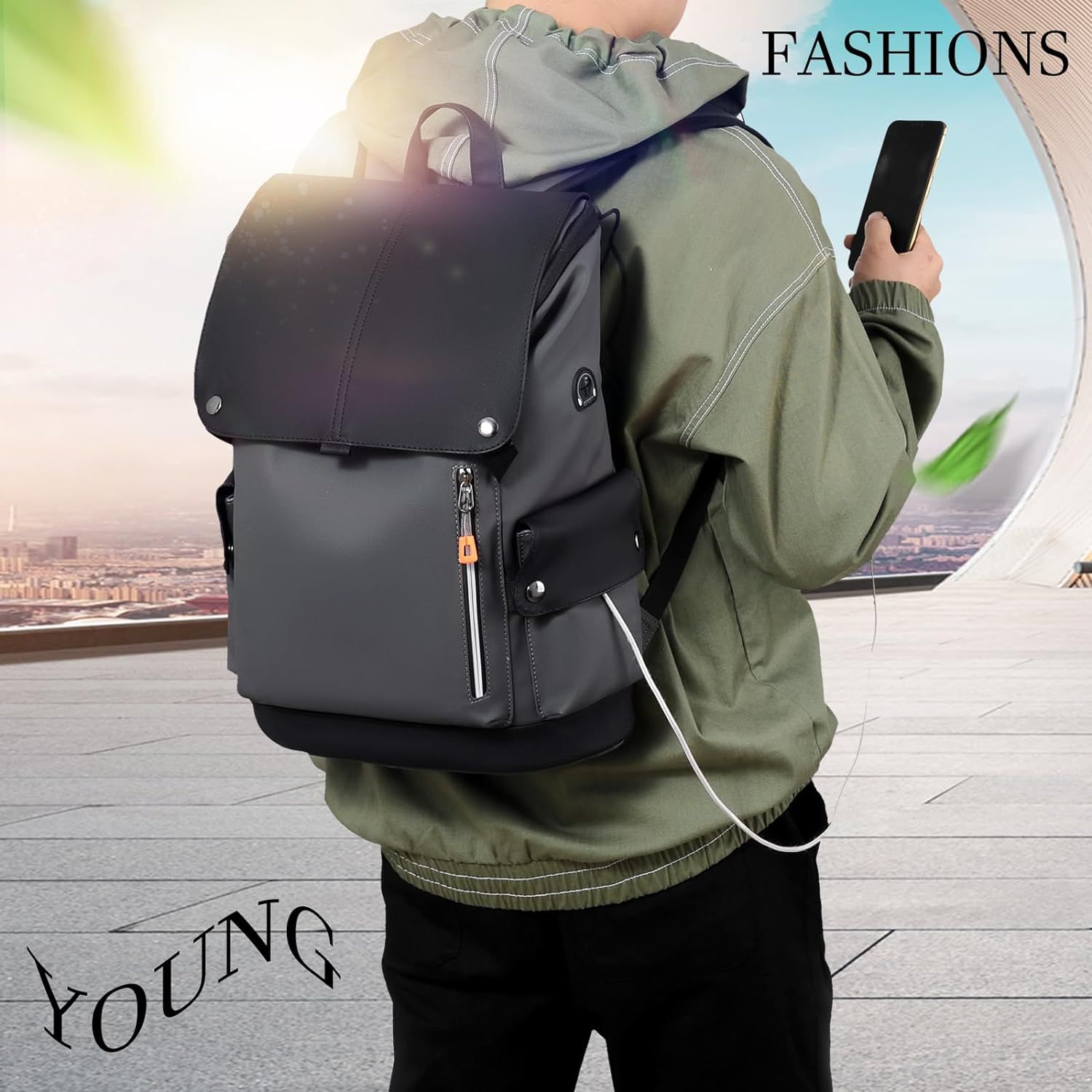 Backpack for Men and Women view 2