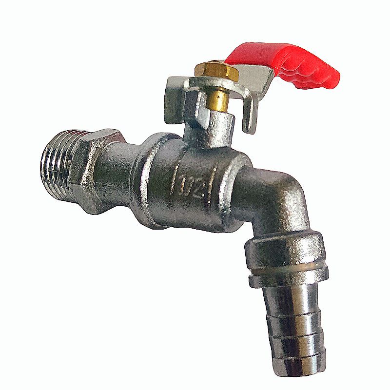 Brass Garden Faucet, Durable Corrosion Resistance Easy Turn Outdoor Water Tap view 5