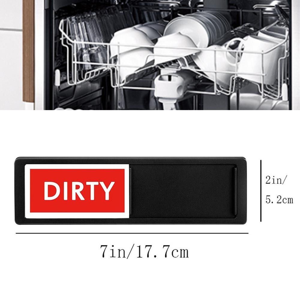 Dishwasher Magnet, Clean Dirty Sign Indicator For Dishwasher Non-Scratch Easy view 2