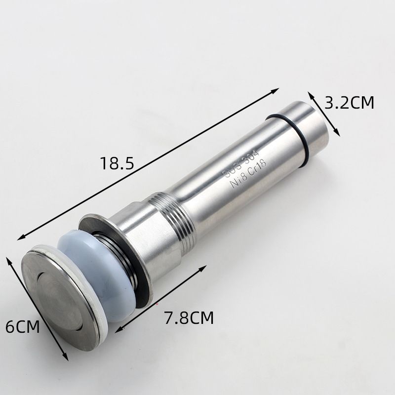 Bathroom Sink DraBathroom Sink Drain Stopper Pop up Drain with Overflow for view 4
