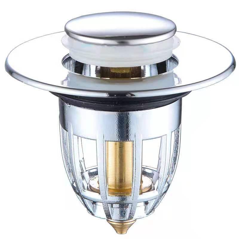 Sink Drain Stopper Bounce Pop-Up Wash Basin Drain Filter Hair Catcher Shower