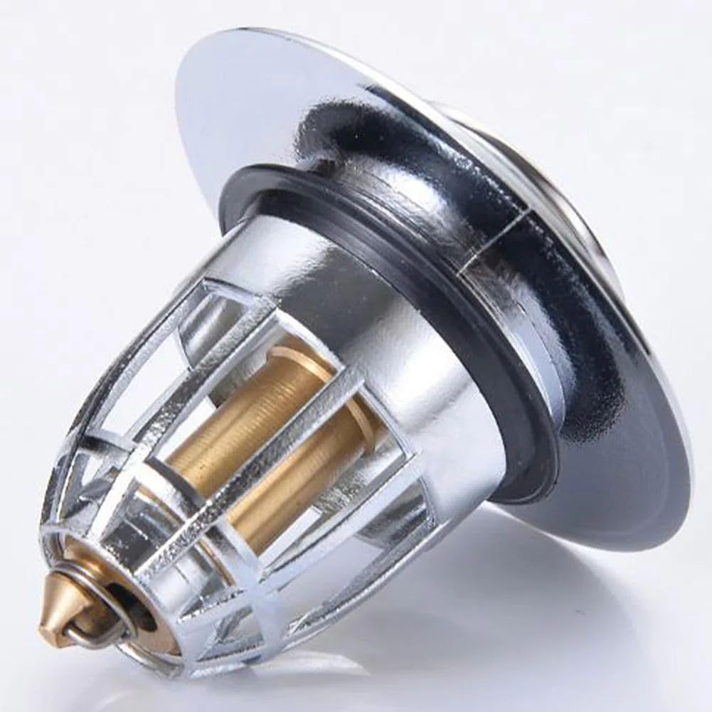 Sink Drain Stopper Bounce Pop-Up Wash Basin Drain Filter Hair Catcher Shower view 3