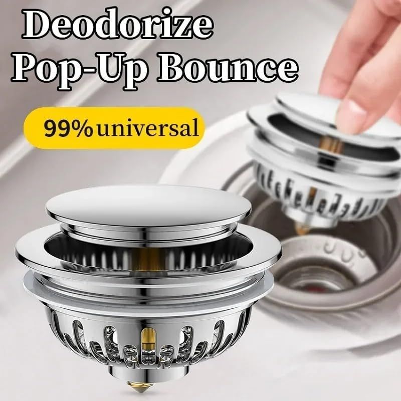 2024 New Upgraded Sink Bounce Core Drain Strainer view 2