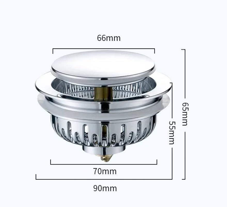 2024 New Upgraded Sink Bounce Core Drain Strainer view 3