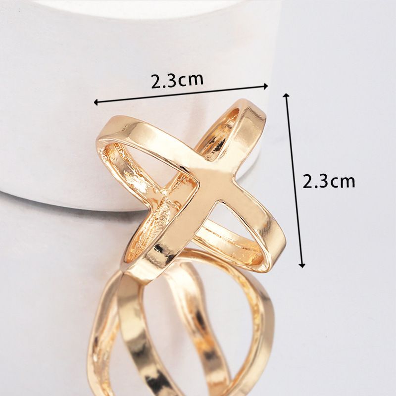 Simple Scarf Ring Jewelry Scarf Buckle Gold Plating suitable for all kinds of view 5