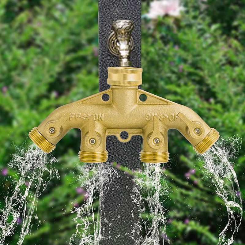Brass Garden Hose Splitter (4 Way) view 2