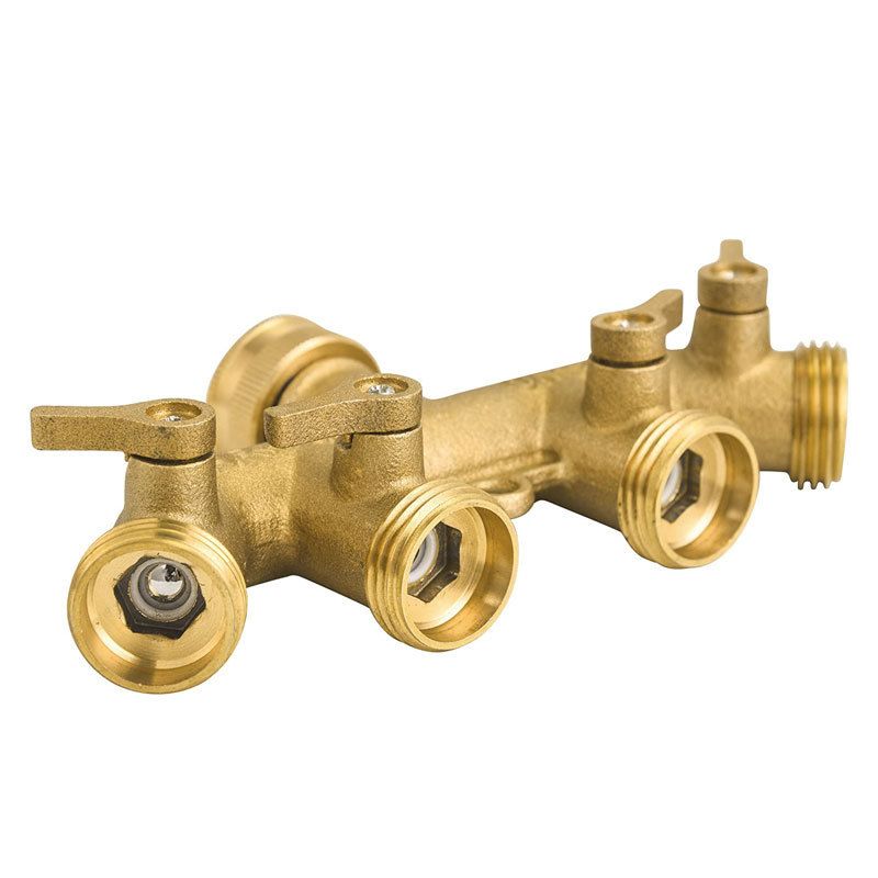 Brass Garden Hose Splitter (4 Way) view 4