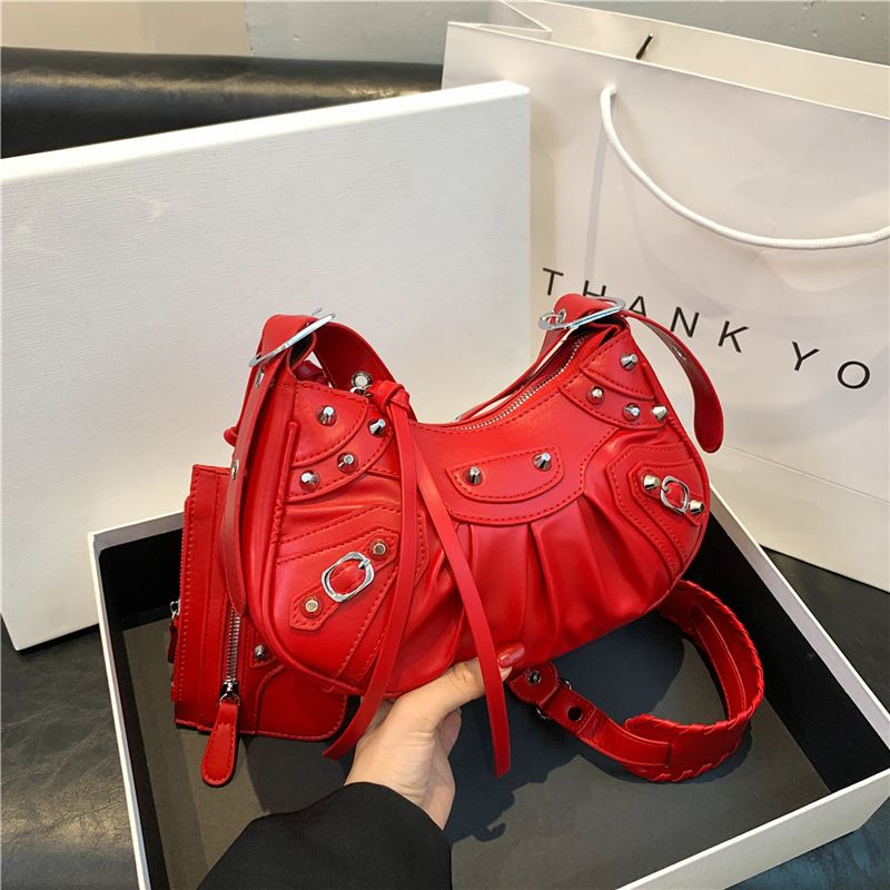 Shoulder Bags for Women, Crocodile Effect Retro Faux Leather Classic Clutch view 2