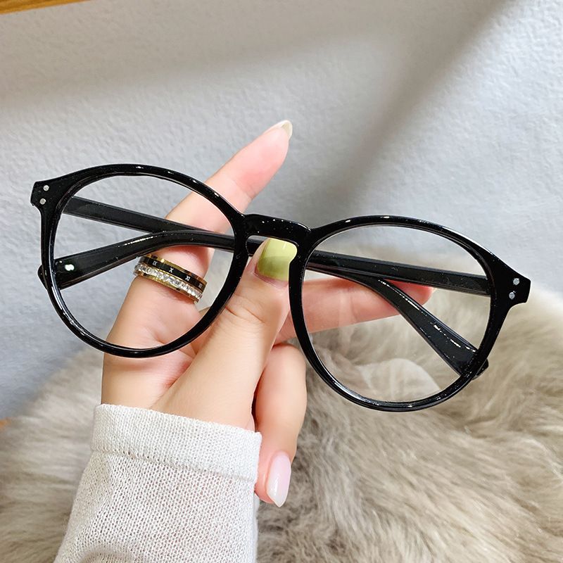 Stylish Anti Blue Light Reading Glasses Retro Round Computer Reader Eyewear view 2