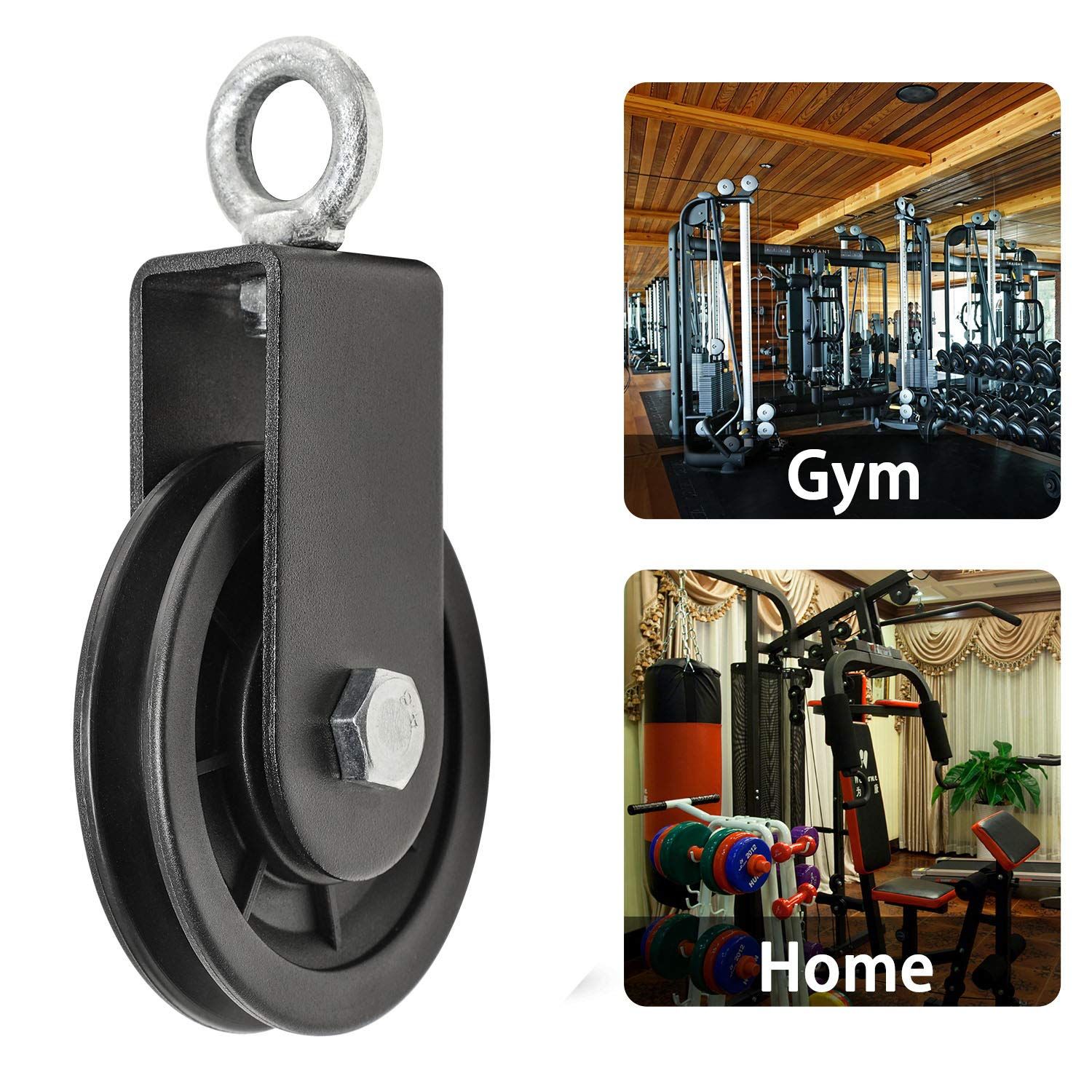 Pulley Wheel for Cable Machines Silent Bearing Home Gym Equipment Pull Down view 5
