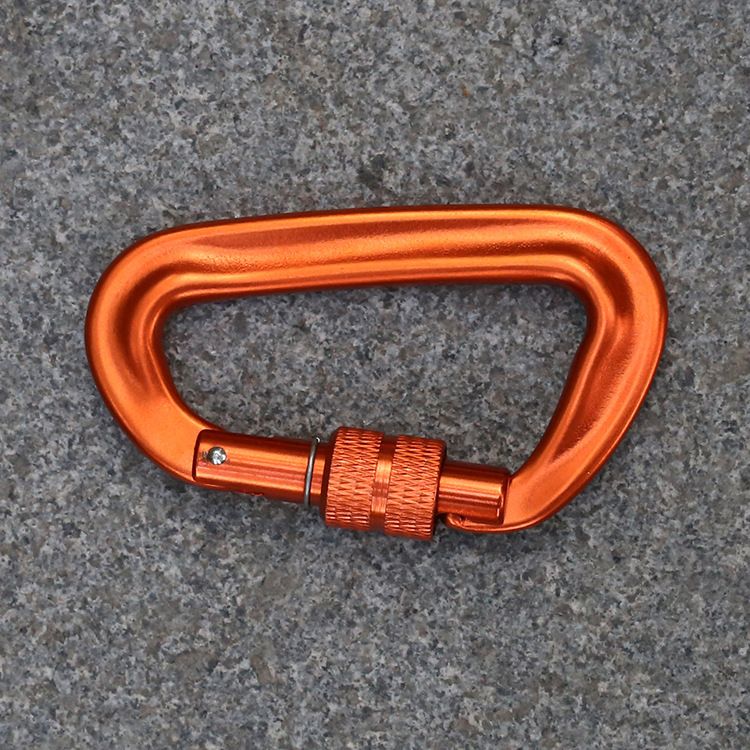 Outdoor D-Shaped Carabiner with Lock Backpack Keychain Hanging Buckle-Color view 2
