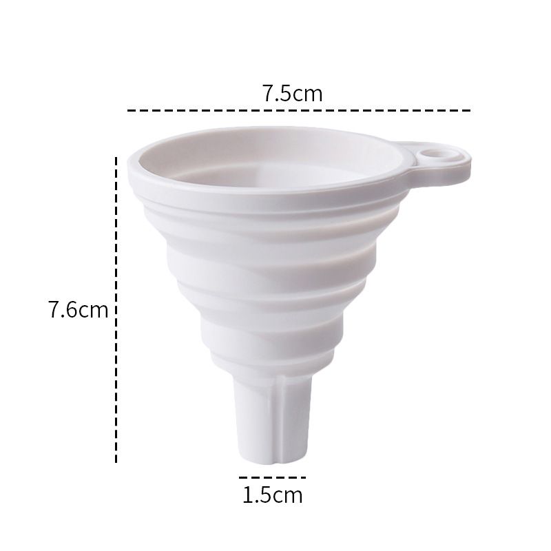 Portable Mini Silicone Foldable Funnel view 2