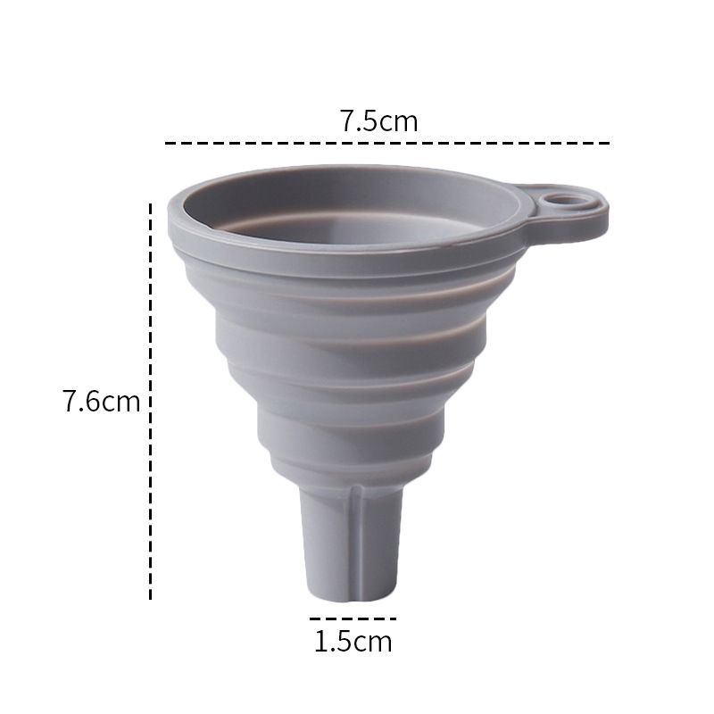 Portable Mini Silicone Foldable Funnel view 3