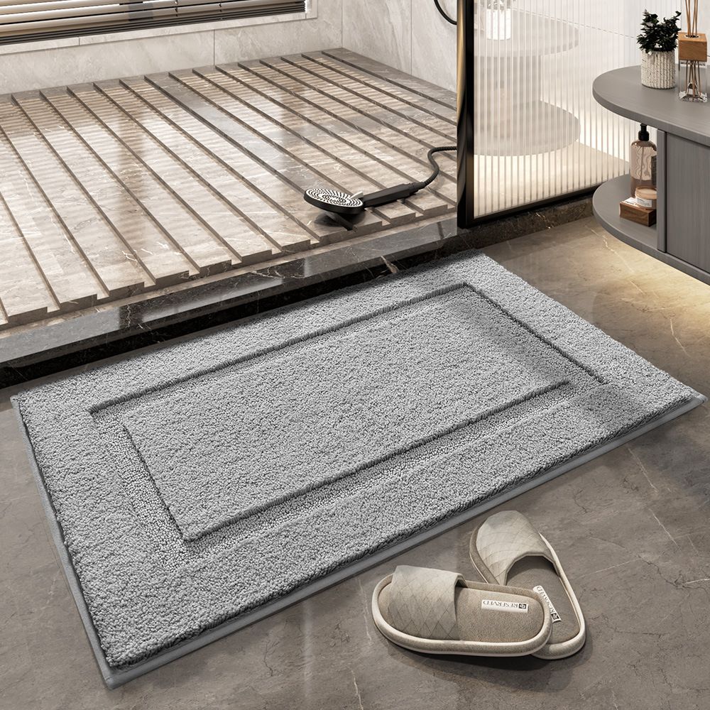 Bathroom Rug Mat, Ultra Absorbent Soft Bath Rug, Washable Non-Slip Bath Mat view 2