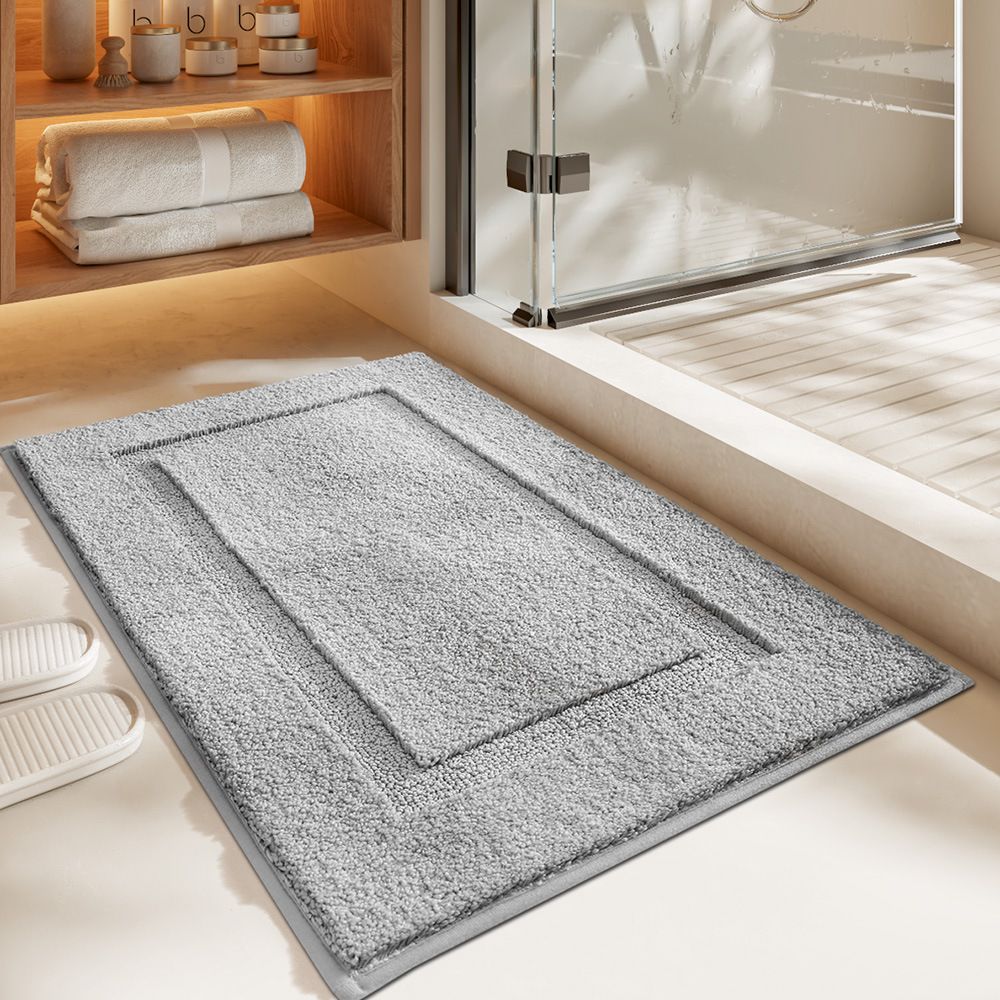 Bathroom Rug Mat, Ultra Absorbent Soft Bath Rug, Washable Non-Slip Bath Mat view 3