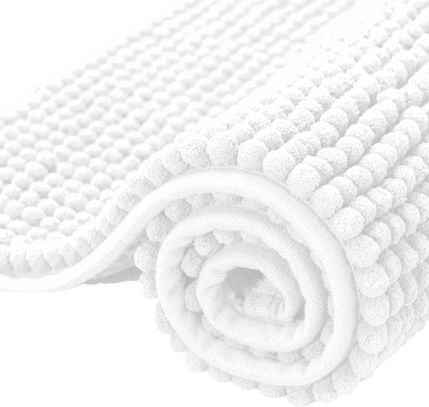 Bathroom Rugs Chenille Bath Rug Soft Short Plush view 3