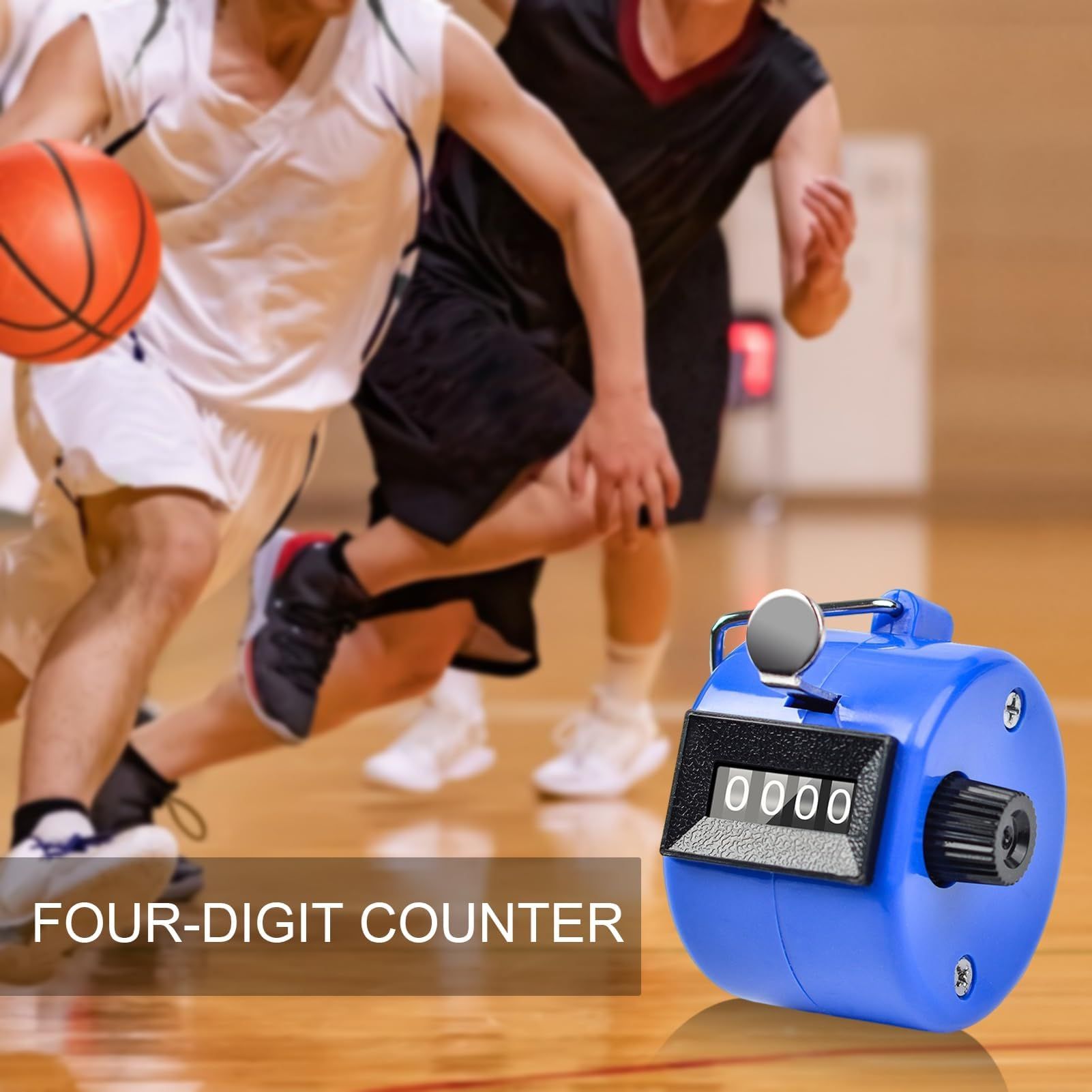 Hand Tally Counter 4 Digit Number Dual Clicker Golf Handy ConvenientBaseball view 2