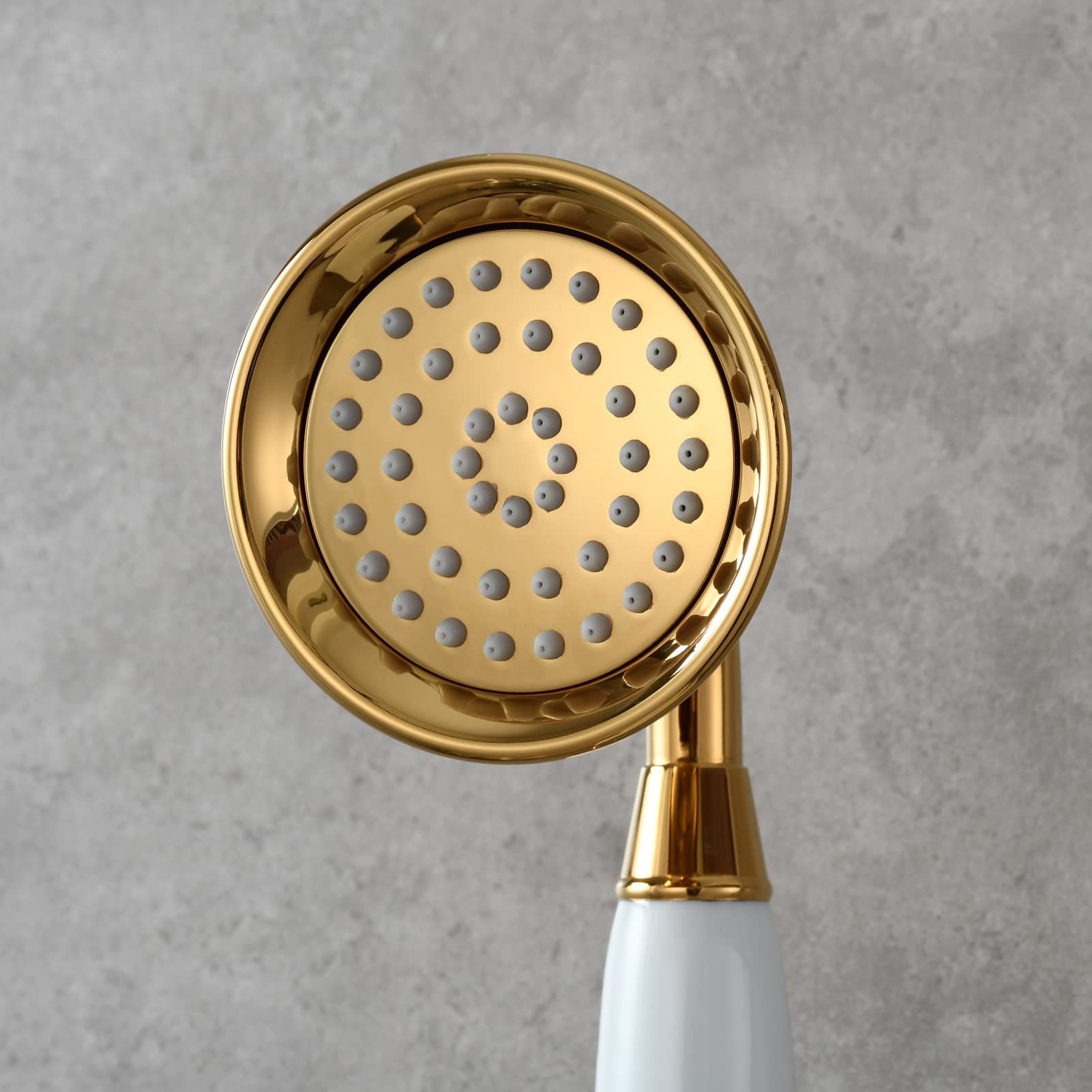 Handheld Showerhead High Pressure Brass Vintage Telephone Shower Head for Bathroom view 4