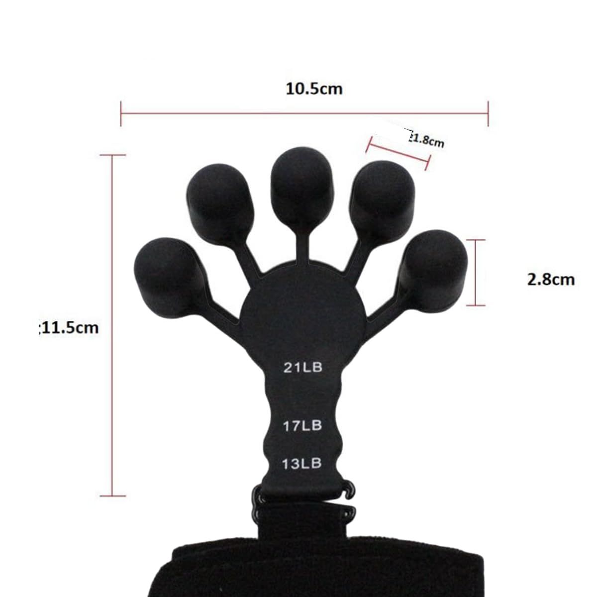 Silicone Grip Trainers Bracelets Fitness Bracelets for Men Women Adjustable view 2
